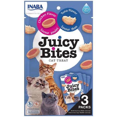 
  
  Inaba Juicy Bites Cat Treat Tuna and Chicken Flavor
  
