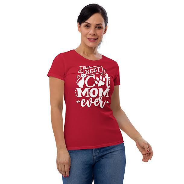 
  
  T-Shirts for women - Best Cat Mom Ever
  
