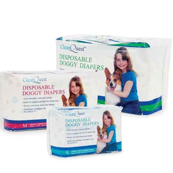 
  
  ClearQuest Disposable Doggy Diapers
  
