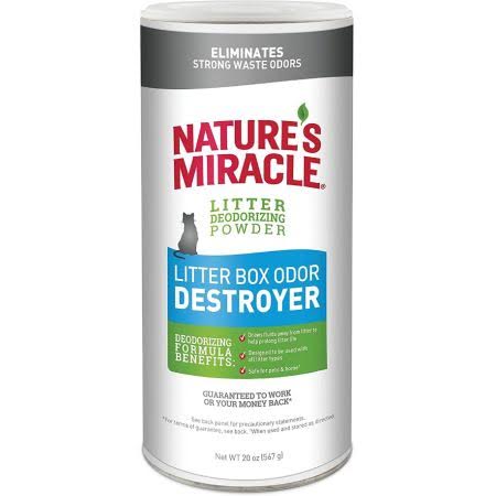 Nature's Miracle Just For Cats Litter Box Odor Destroyer - Deodorizing Powder