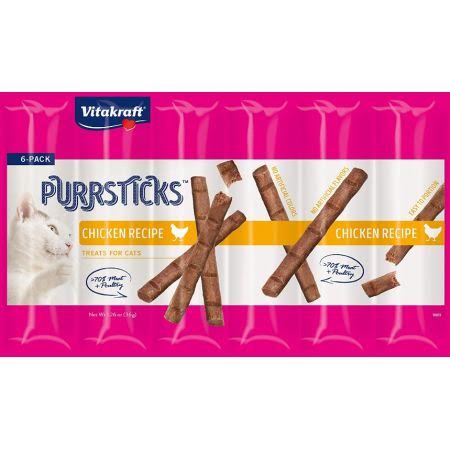 
  
  Vitakraft PurrSticks Chicken Treats for Cats
  
