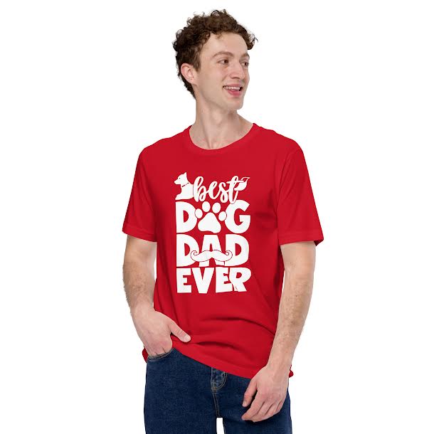 T-Shirts for Men - Best Dog Dad Ever