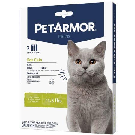 
  
  PetArmor Flea and Tick Treatment for Cats (Over 1.5 Pounds)
  

