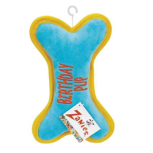 Zanies Birthday Pup Bone Dog Toys