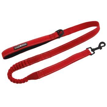 Soft Pull Traffic Dog Leash - Red