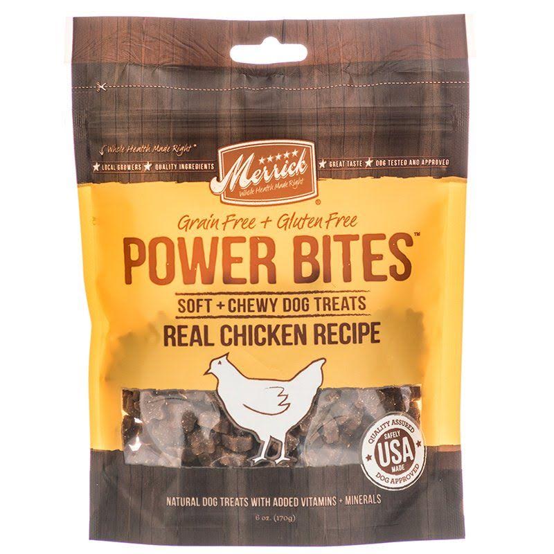 
  
  Merrick Power Bites Soft & Chewy Dog Treats - Real Chicken Recipe
  
