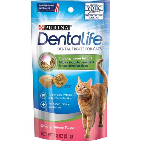 Purina DentaLife Dental Treats for Cats Salmon