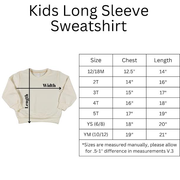 Sublimation Kids Sweatshirt