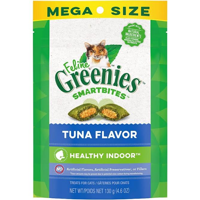 
  
  Greenies SmartBites Healthy Indoor Tuna Flavor Cat Treats
  
