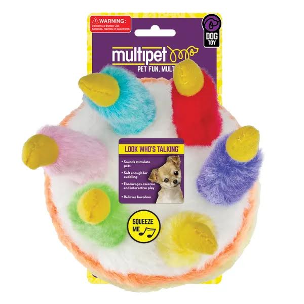 
  
  Multipet Soft Plush Birthday Cake Dog Toy
  
