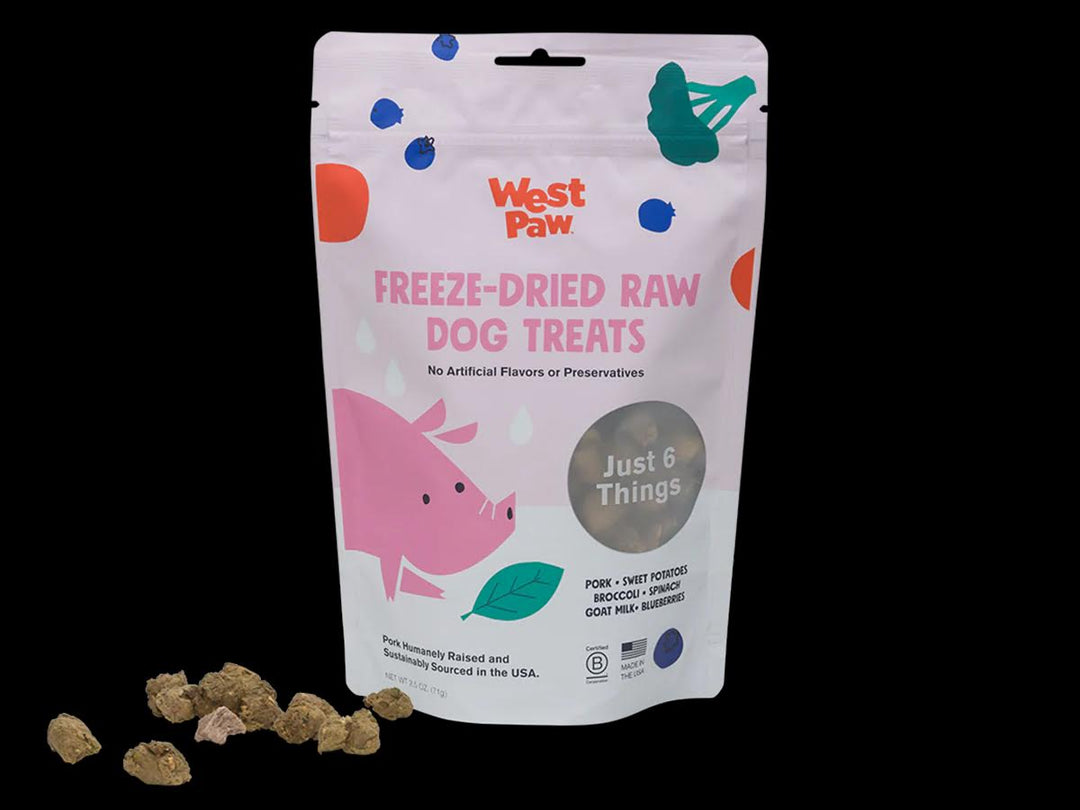 Pork with superfood dog treats 6-unit case pack