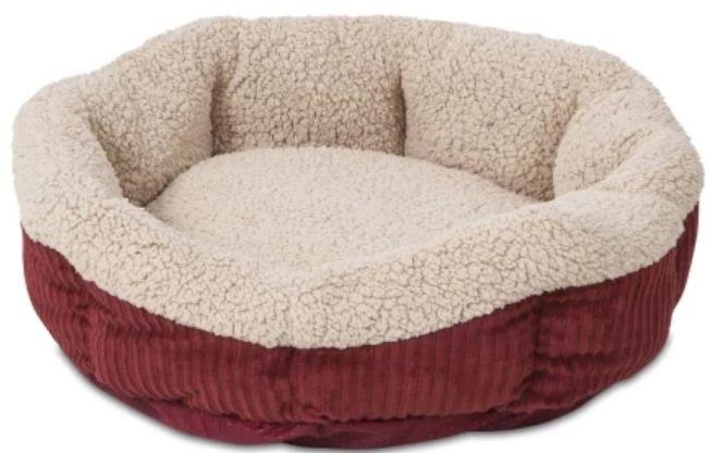 Aspen Pet Self-Warming Pet Bed - Spice & Cream