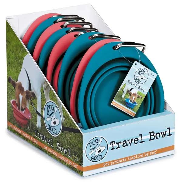 Dog Is Good Travel Bowls
