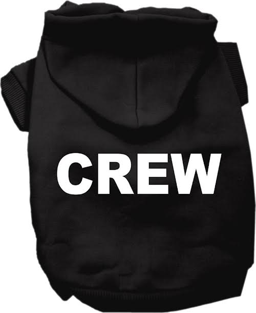 Halloween Pet, Dog & Cat Hoodie Screen Printed, "Crew Costume"