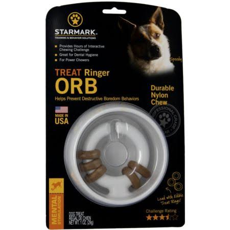 Starmark Orb Ringer Treat Toy