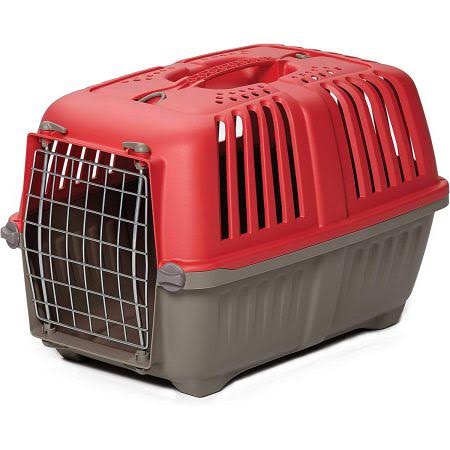
  
  MidWest Spree Pet Carrier Red Plastic Dog Carrier
  
