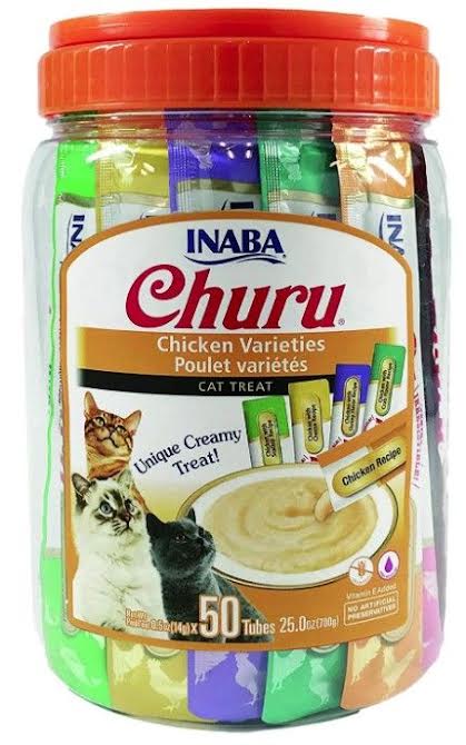 
  
  Inaba Churu Chicken Varieties Creamy Cat Treat
  
