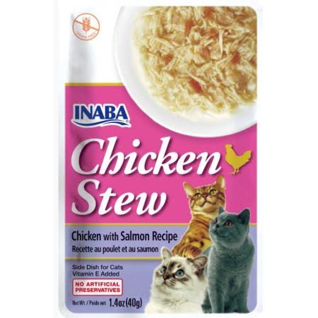 
  
  Inaba Chicken Stew Chicken with Salmon Recipe Side Dish for Cats
  
