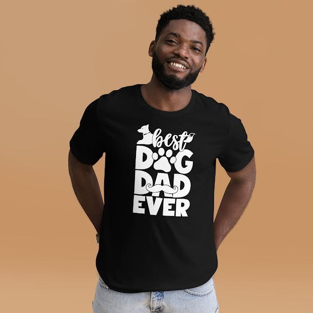 
  
  T-Shirts for Men - Best Dog Dad Ever
  
