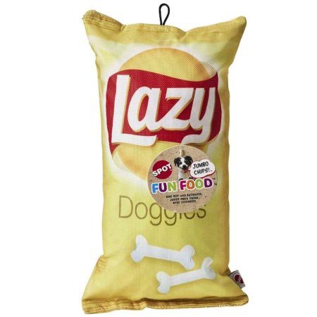 
  
  Spot Fun Food Lazy Doggie Chips Plush Dog Toy
  
