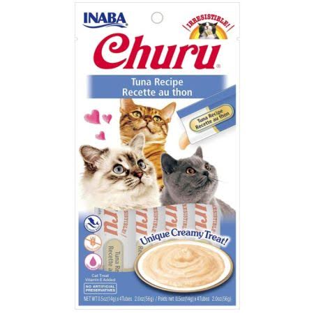 
  
  Inaba Churu Tuna Recipe Creamy Cat Treat
  

