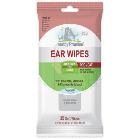 Four Paws Healthy Promise Dog And Cat Ear Wipes