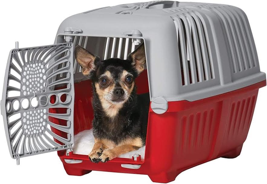 
  
  MidWest Spree Plastic Door Travel Carrier Red Pet Kennel
  
