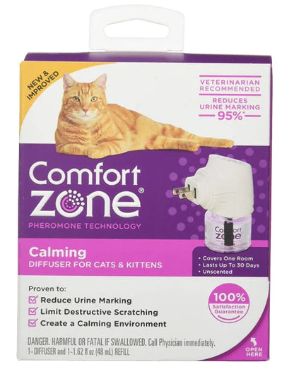 Comfort Zone Calming Diffuser Kit for Cats and Kittens