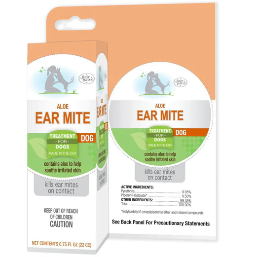 
  
  Four Paws Ear Mite Remedy for Dogs
  
