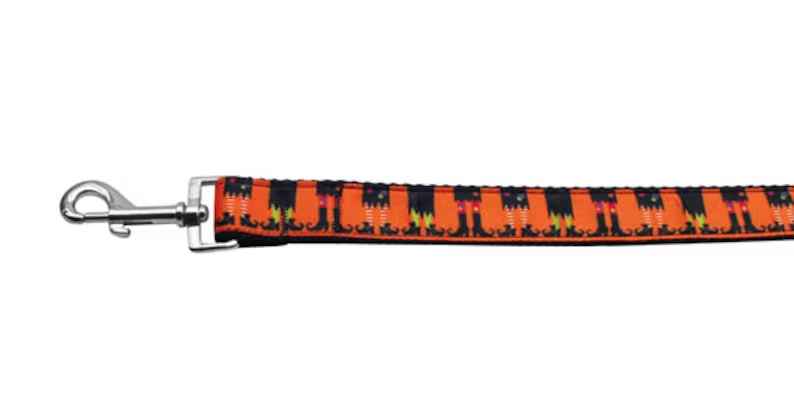 
  
  Halloween Pet Dog & Cat Nylon Collar or Leash, "Witches Brew"
  
