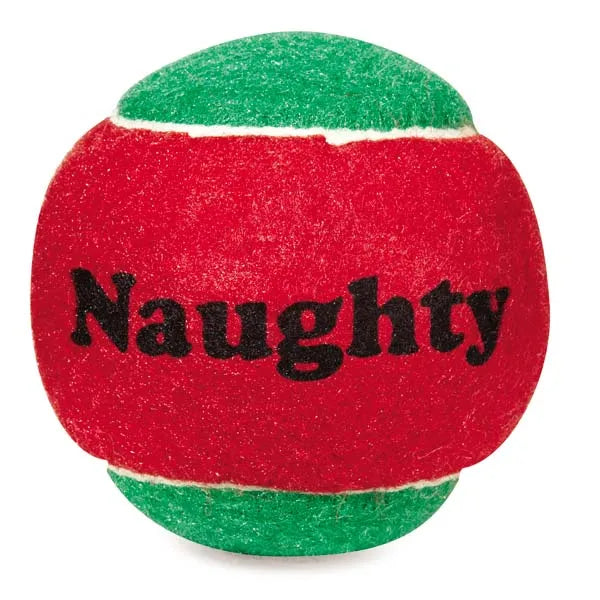 Zanies Naughty Or Nice Tennis Balls 6-Packs