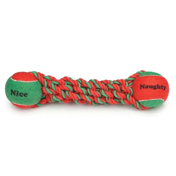 Zanies Naughty Or Nice Tennis Tug