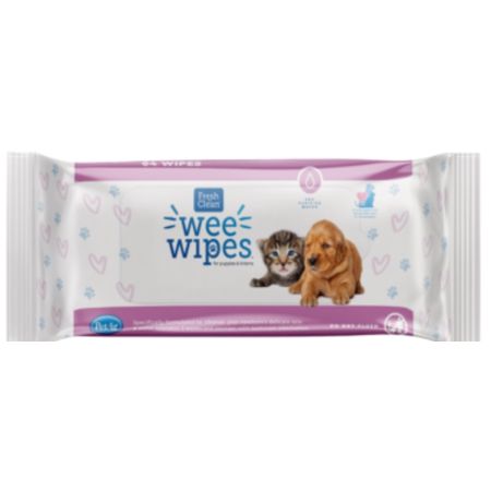 
  
  Fresh n Clean Wee Wipes for Puppies and Kittens
  
