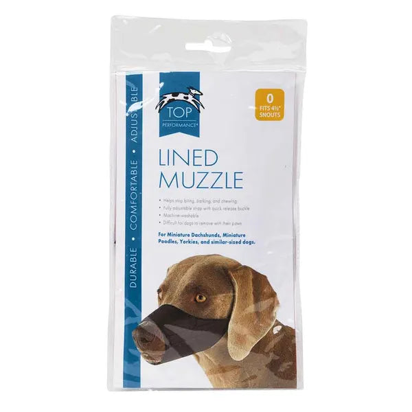 
  
  Top Performance Lined Nylon Dog Muzzles
  
