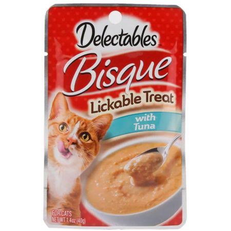 Hartz Delectables Bisque Lickable Cat Treats - Tuna