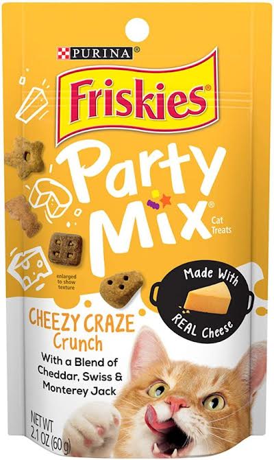 Friskies Party Mix Crunch Treats Cheezy Craze