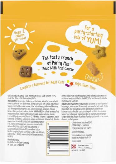 Friskies Party Mix Crunch Treats Cheezy Craze