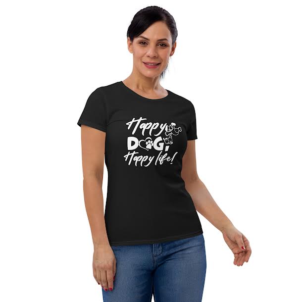 T-Shirts for women - Happy Dog Happy Life