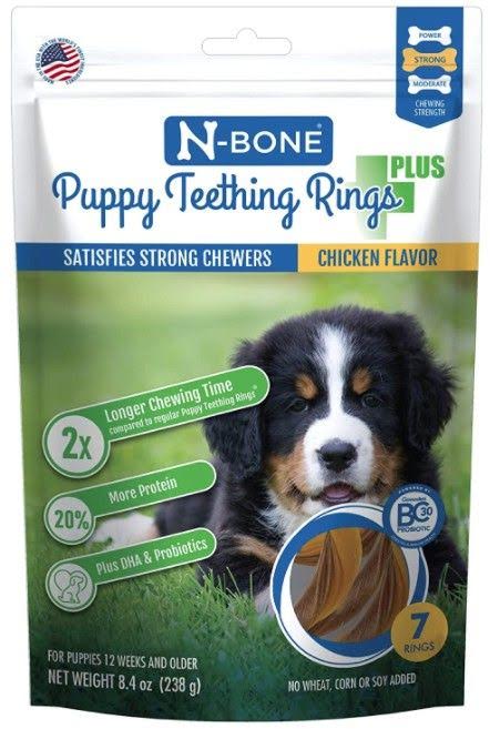 N-Bone Teeny Puppy Teething Rings Chicken Flavor