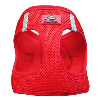 American River Solid Ultra Choke Free Dog Harness - Red