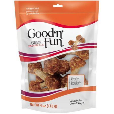 
  
  Healthy Hide Good N Fun Chicken Flavored Dumbbells
  
