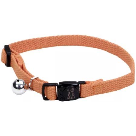 Coastal Pet New Earth Soy Breakaway Cat Collar Pumpkin Orange