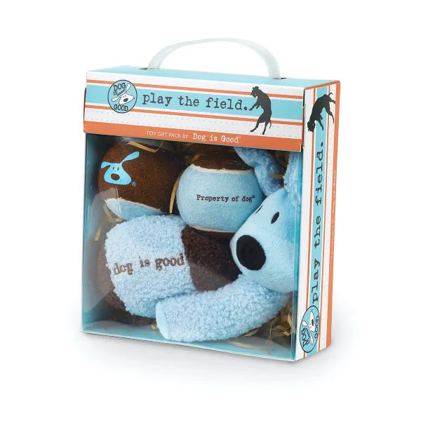 Dog Is Good Play The Field 4-Piece Toy Gift Packs