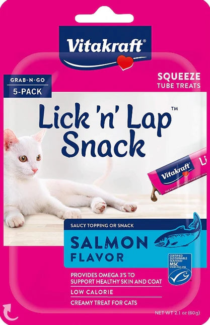 Vitakraft Lick N Lap Snack Salmon Cat Treat